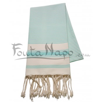 Fouta towel striped Ziwane Limpet Shell
