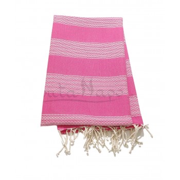 Fouta Towel Tweed weaving Malabar Pink