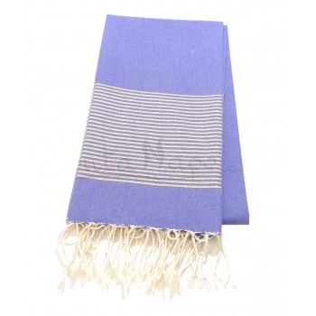 Fouta Towel Lurex Blue & Gold