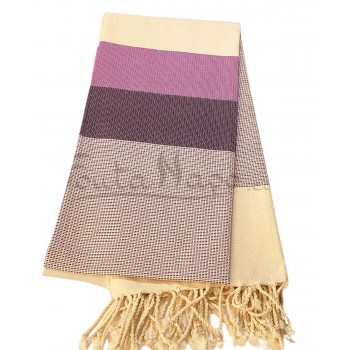 Fouta towel Matted Playa Mauve & Purple