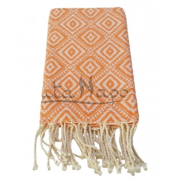 Fouta Towel Jacquard Kilim Orange